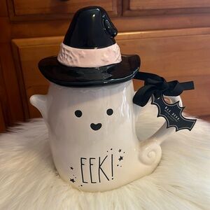 Rae Dunn Ghost Witch EEK! Halloween Coffee Mug